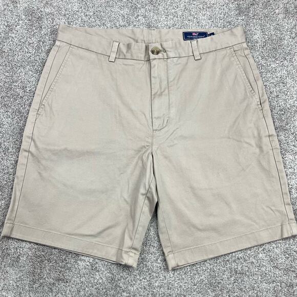 Vineyard Vines Khaki Breaker Shorts size 34 - Picture 1 of 10